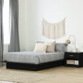 thumbnail image 1 of South Shore Step One Full Platform Bed, in Pure Black, 1 of 9