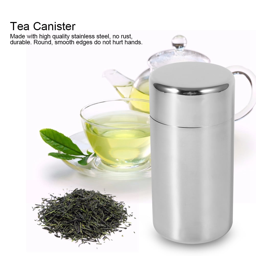 Mgaxyff Tea Tins, Loose Leaf Tea Tin,Stainless Steel Tea Tins Canister