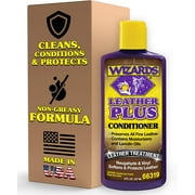 Wizards Products Leather Plus Car Leather Conditioner & Car Leather Cleaner, 8 oz