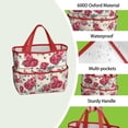 thumbnail image 4 of Garden Tool Bag,Pioneer Flower Floral Print Pattern Garden Tool Organizer,Garden Gifts,Waterproof Multi-Pocket Garden Tool Storage 11.8x5.5x11.4 Inch(Tools NOT Included), 4 of 6