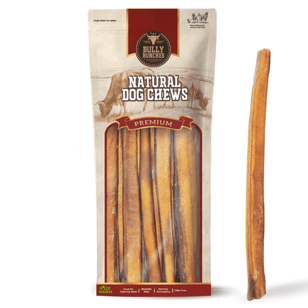 Bully Bunches Premium 12 Inch Thick Bully Stick - 10 Pack