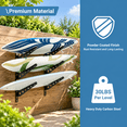 Black 3 Board Horizontal Surfboard Rack for Bicycle Mount or Wall ...