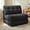 Black, variant on CATGOOD Single Sofa Bed with Pillow, Convertible Sleeper Sofa for Small Spaces, Portable Boneless Small Couch Comfy Floor Sofa Lounge Chair for Living Room, Bedroom, Gray