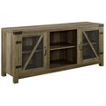 thumbnail image 2 of Walker Edison 58" Verre Grange Porte Ferme TV Console -Reclaimed Grangebois, 2 of 2