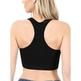 thumbnail image 5 of KOGMO Womens Ribbed Racerback Crop Tank Top, 5 of 5