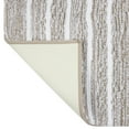 thumbnail image 7 of Mineral Spring Spa Luxe Stripe Polyester Tufted Bath Rug, Polished Taupe, 17" x 24", 7 of 7