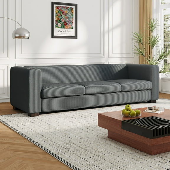 Beige 3 Seater Sofa,Gray Color