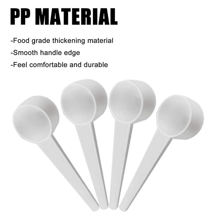 Sowaka 4 Pcs Measuring Spoons 1g 3g 5g 10g Plastic Teaspoon Tablespoon for  Accurate Measure Coffee Protein Milk Scoops Spoon Home Kitchen Measuring
