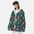 thumbnail image 5 of Gaeub Amanita Mushroom Men's and Women's UPF 50+ Long-Sleeved Sun Protection Clothing, Fishing Shirt Long Sleeve Zip - Small, 5 of 9