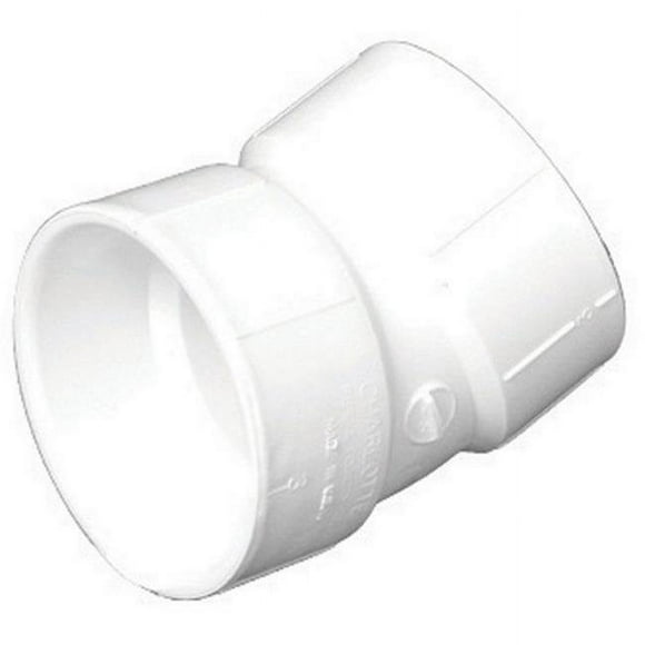 Schedule 40 DWV Coude en PVC, 22-1/2 Degrés, 2-en. PVC 00324 0800HA