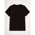 thumbnail image 2 of Men's Casual Trendy Smile Graphic Print Comfortable Crew Neck Short Sleeve T-shirts, Summer Top Tees, Casual Sporty Tee, Summer Gifts, 2 of 9
