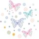 thumbnail image 3 of Pegatinas de pared de mariposas con diseño de mandala, coloridas, de vinilo, despegables y adhesivas, para decorar paredes de salas de estar, oficinas, dormitorios y cocinas., 3 of 3