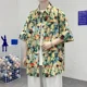 thumbnail image 5 of Camisas finas de verano 2024 para hombre, camisa hawaiana de manga corta para playa, blusas holgadas informales con estampado de moda para hombre, blusas con cuello vuelto, 5 of 5