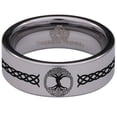 thumbnail image 2 of Celtic Tree of Life Tungsten Carbide Ring, 2 of 9