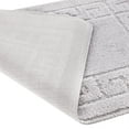thumbnail image 6 of Ottomanson Cathy Washable Non-Slip Rubberback Polypropylene Gray Bath Rug Set, 3 Piece, 6 of 8