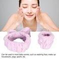 thumbnail image 4 of Headbands Wristbands Kit, High Elasticity Easy Cleaning Cute Multipurpose Face Wash Headband Wristband Set  For Makeup For Women For Exercise, 4 of 8