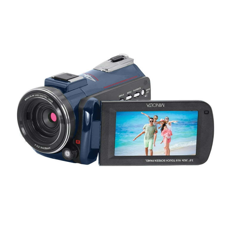 minolta 4k uhd camcorder with night vision