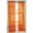 Orange, variant on UPPYL Elegant Sheer Curtains 84 Inches Long, Light Filtering Window Curtain Panels, Privacy Window Treatments for Living Room, Bedroom, Kitchen, Dining Room - 54" x 84", Set of 2, Orange