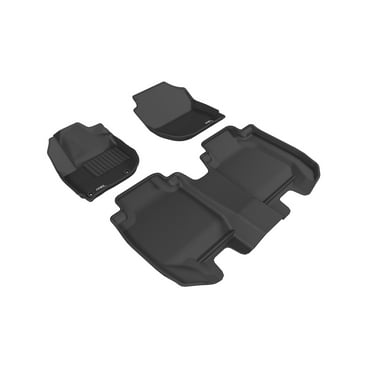 3D MAXpider KAGU Floor Mat (BLACK) compatible with HONDA HR-V 2016-2022 - Full Set
