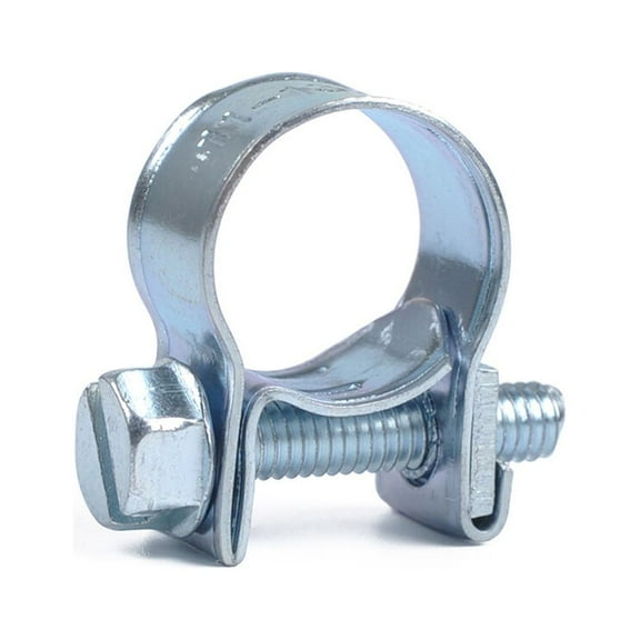 DRAFIDEEP 12Pcs Hose Clamp Automotive Stainless Steel Adjustable for Fuel Lines 13-15in