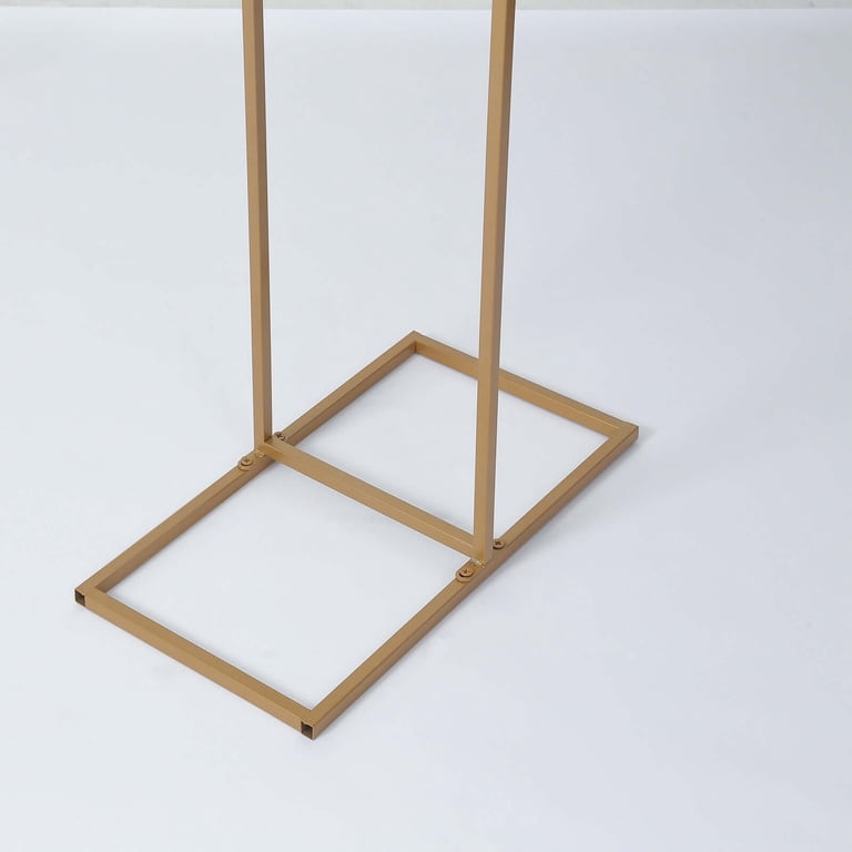 Efavormart Gold Square Arbor - 6ft Freestanding Backdrop Stand For Weddings & Parties