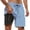 Blue, variant on FUZHIQ Men Shorts Retro Athletic Tropical Print Quick-Dry Beach Swimming Shorts with Compression Liner Upf 50+ Sun Protection Fishing Shorts for Men,XL