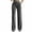 Gray#womens waffle formal slacks, variant on Velvet Dress Pants for Women High Waist Straight Leg Slacks Velour Business Casual Petite Office Work Trousers with Pocket Black,XXXL