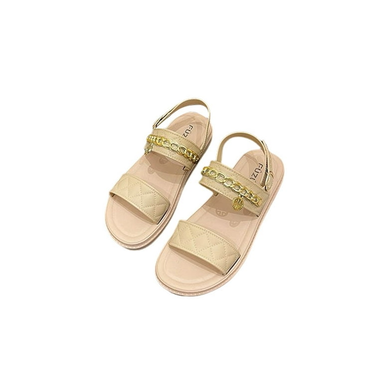SIMANLAN Women Sandals Open Toe Flat Sandal Summer Beach Shoe