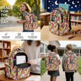 thumbnail image 2 of Kuiaobaty 4 Pcs Backpack and Lunch Box Set for Boys Girls Lightweight Backpack and Pencil Case with Zipper Insulated Lunch Bag and Water Bottle Sleeve for School, French Bulldog Stars Print, 2 of 6