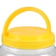 thumbnail image 4 of Uxcell tarros de almacenamiento vacíos de 59.17oz con tapa de rosca de PET, contenedor sellado de plástico transparente, 2 piezas, 4 of 5