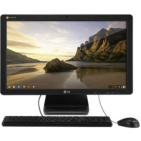 LG Black Chromebase All-in-One Desktop PC with Intel Celeron 2955U Processor, 2GB Memory, 22" Monitor, 16GB Hard Drive and Chrome OS