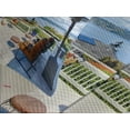 thumbnail image 4 of Ambesonne Landscape Quilted Bedspread Set 3 Pcs, House Terrace Balcony, Queen Size, Multicolor, 4 of 5