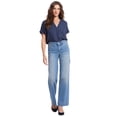 thumbnail image 1 of NYDJ Teresa - Pantalones de Mezclilla de Pierna Ancha para Mujer, Elegantes Pantalones de Mezclilla para Mujer, perfectos para Cualquier clóset, Azul, 38, 1 of 7