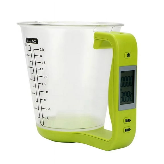TOP! Kitchen Scale Digital Measuring Cup Electronic Temperature Kettle Beaker with LCD Display