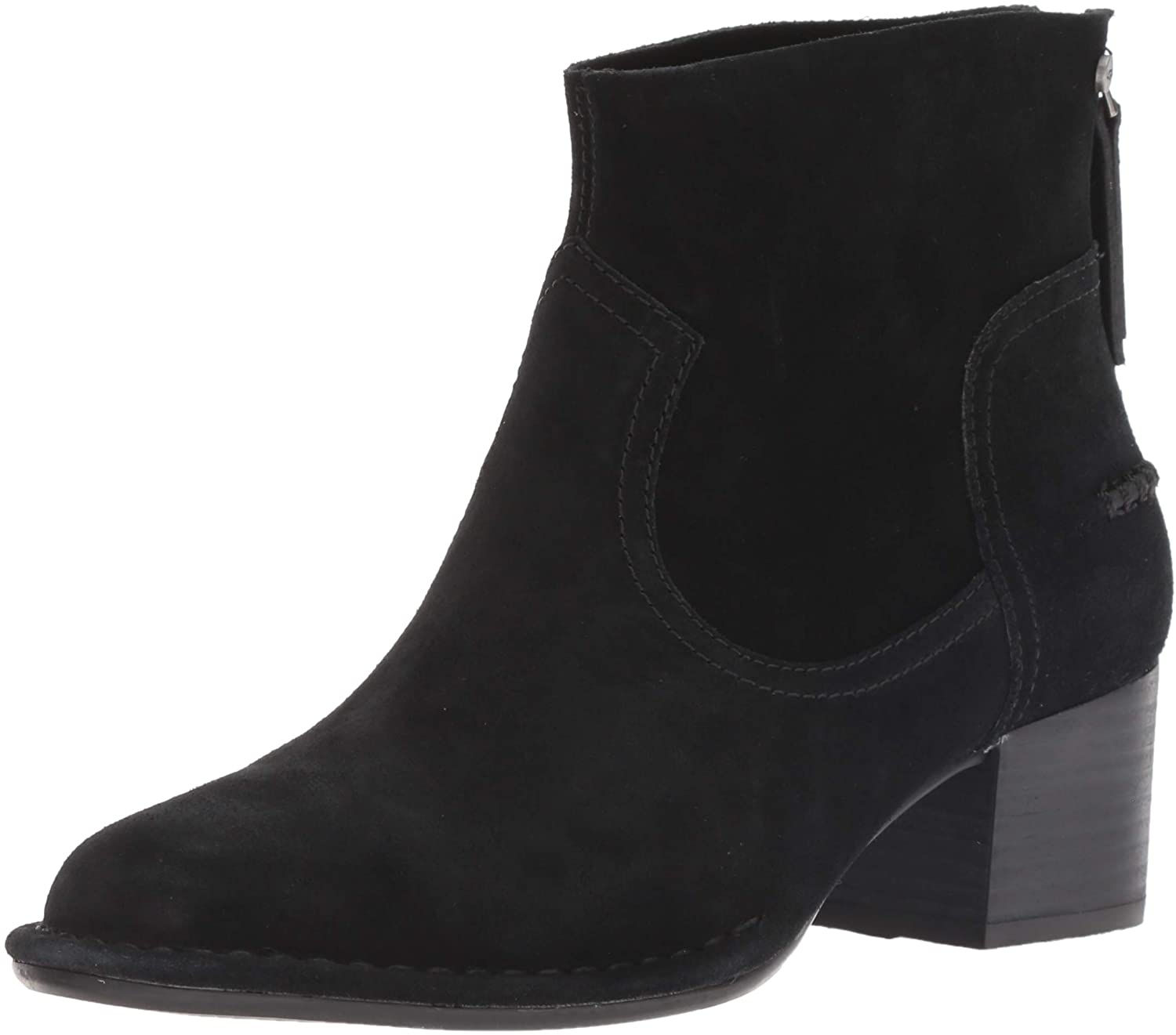 Ugg Womens Bandara Suede Block Heel Ankle Boots - Walmart.com