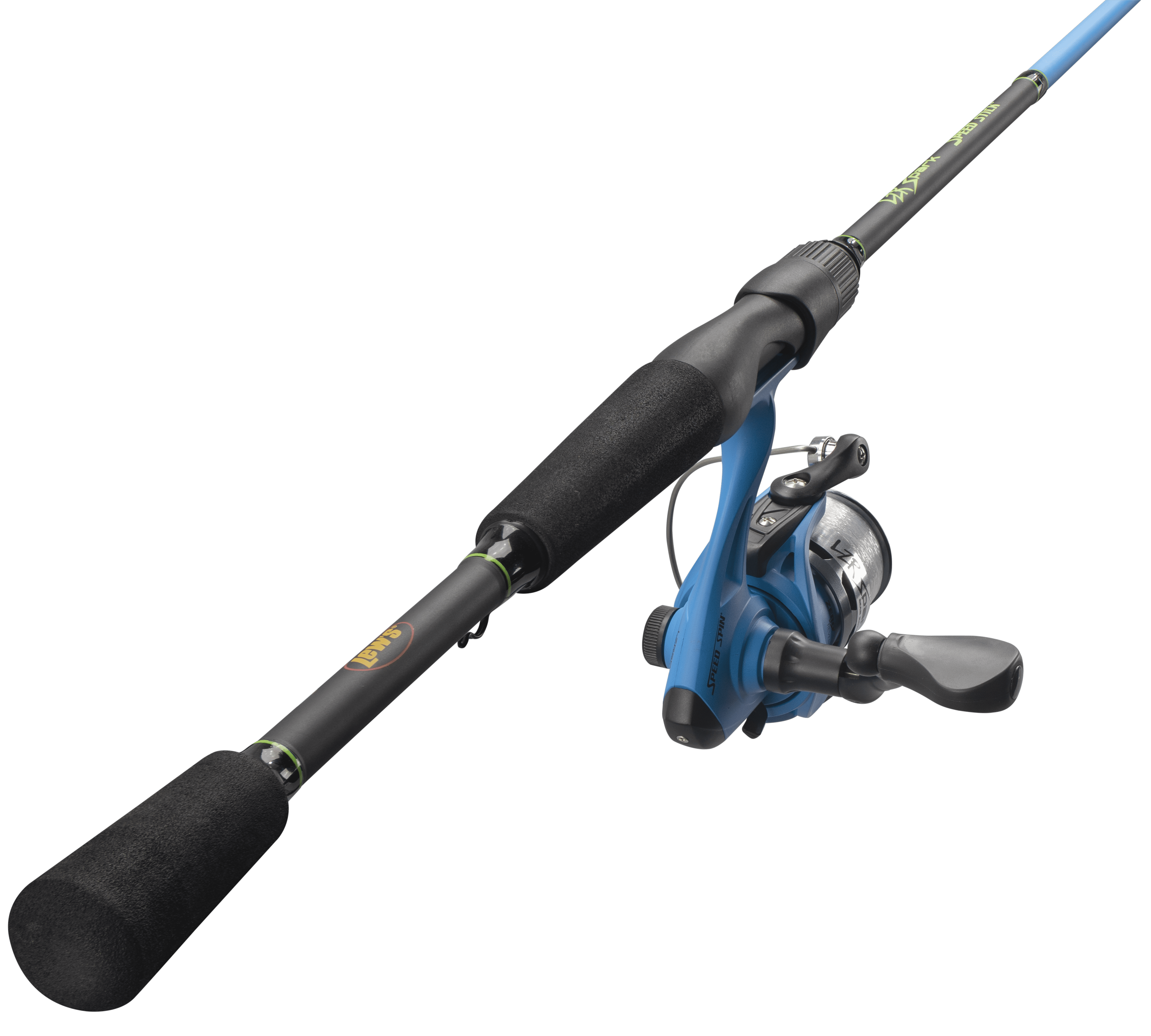 Lew's LZR Spark 6'6 Medium Action Spinning Rod and Reel Fishing