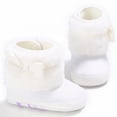 thumbnail image 7 of Fjofpr Shoes for Baby Girls Clearance Girls Warm Winter Boots Kids Outdoor Snow Boots for Toddler/Little Kid Children's Baby Boots Cotton Shoes Keep Warm Avoid Slip, 7 of 7