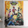 thumbnail image 3 of Power Rangers Shower Curtain Waterproof Fabric Cloth Shower Curtains Washable Bathroom Decoration Bath Curtains Plastic, 3 of 9