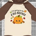 thumbnail image 4 of Inktastic I'm Going to Be a Big Brother- Cute Halloween Pumpkin Boys Long Sleeve Baby Bodysuit, 4 of 5