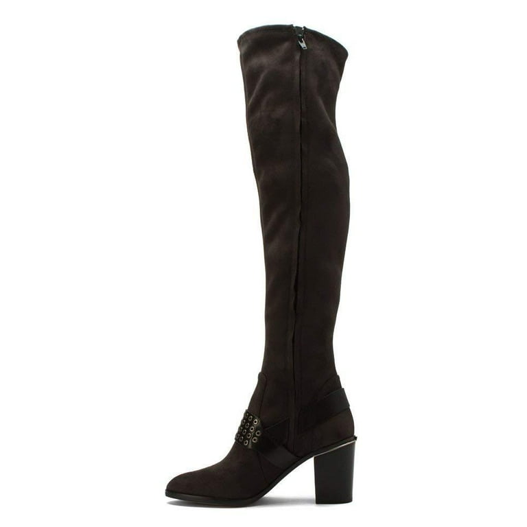 MICHAEL Michael Kors Women's Brody Over the Knee Boot Charcoal