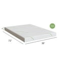 thumbnail image 2 of Twin Size 4 Inch Gel Memory Foam Sofa Mattress Cushion - White, 2 of 10