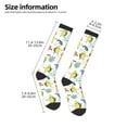 thumbnail image 5 of Balery Orange Green Avocado Fun Novelty Socks Men'S Women'S Crew Socks Funny Crazy Novelty Socks Quirky And Cool Socks, 5 of 9