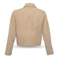 thumbnail image 3 of Blazer Estilo Camisero con Botones Forrados Beige Chica, 3 of 4