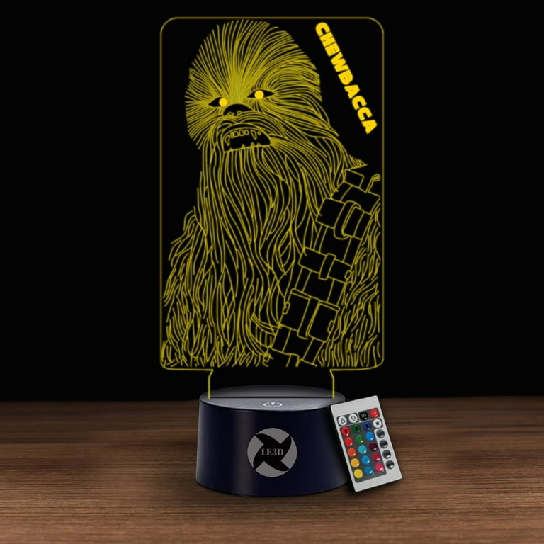 Wireless 3D Optical Illusion Night Light - Star Wars Chewbacca