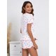 thumbnail image 2 of Conjunto de pijama SOLY HUX para mujer con bonito estampado, camiseta y pantalones cortos, 2 of 7