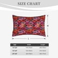 thumbnail image 4 of Uemuo Red Lips Kissing Print Throw Pillow Case – Cozy & Soft Cushion Cover, Hypoallergenic Pillow Case for Sleeping, Perfect for Women with Envelope Closure-16"x24", 4 of 6