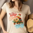 thumbnail image 4 of Vintage Merry Making Duck Shirt | Holiday Gift Graphic Tee, Natural, Size L, 4 of 6