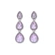 thumbnail image 1 of Aretes Largos De Zirconia Con Corte De Gota Arette Accesorios Temporada, 1 of 4