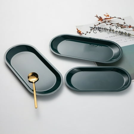 

GXSR Stainless Steel Towel Tray Storage Tray Dish Plate Tea Tray Fruit Trays Cosmetics Jewelry Organizer Metal Serving Trays Decorative Tray for Bath Vanity Counter Bathroom Kitchen Table