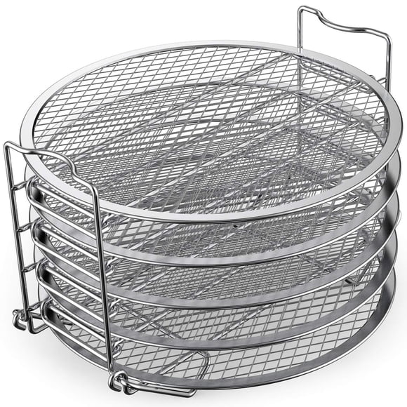 Estante Deshidratador Sicheer Acero Inoxidable Compatible con Olla a Presión Ninja Foodi y Freidora